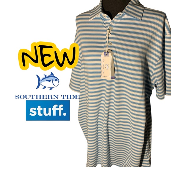 Southern Tide Other - Southern Tide Blue and White Striped Shirt